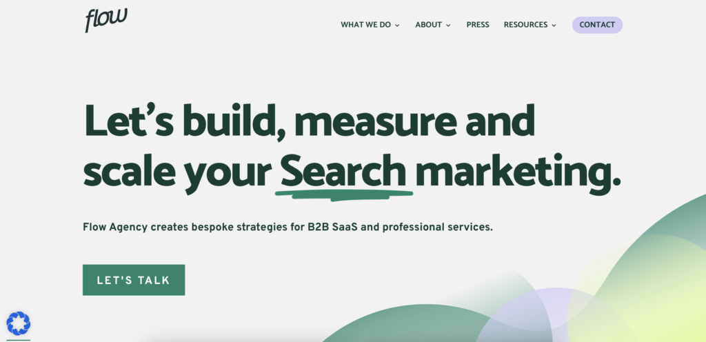 Flow Agency, an SEO company for SaaS